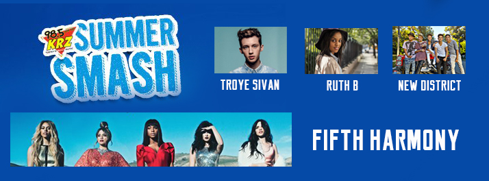 WKRZ Summer Smash: Fifth Harmony, Troye Sivan & New District